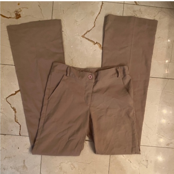 Woman’s/junior Tan Striped Pants - Picture 4 of 4